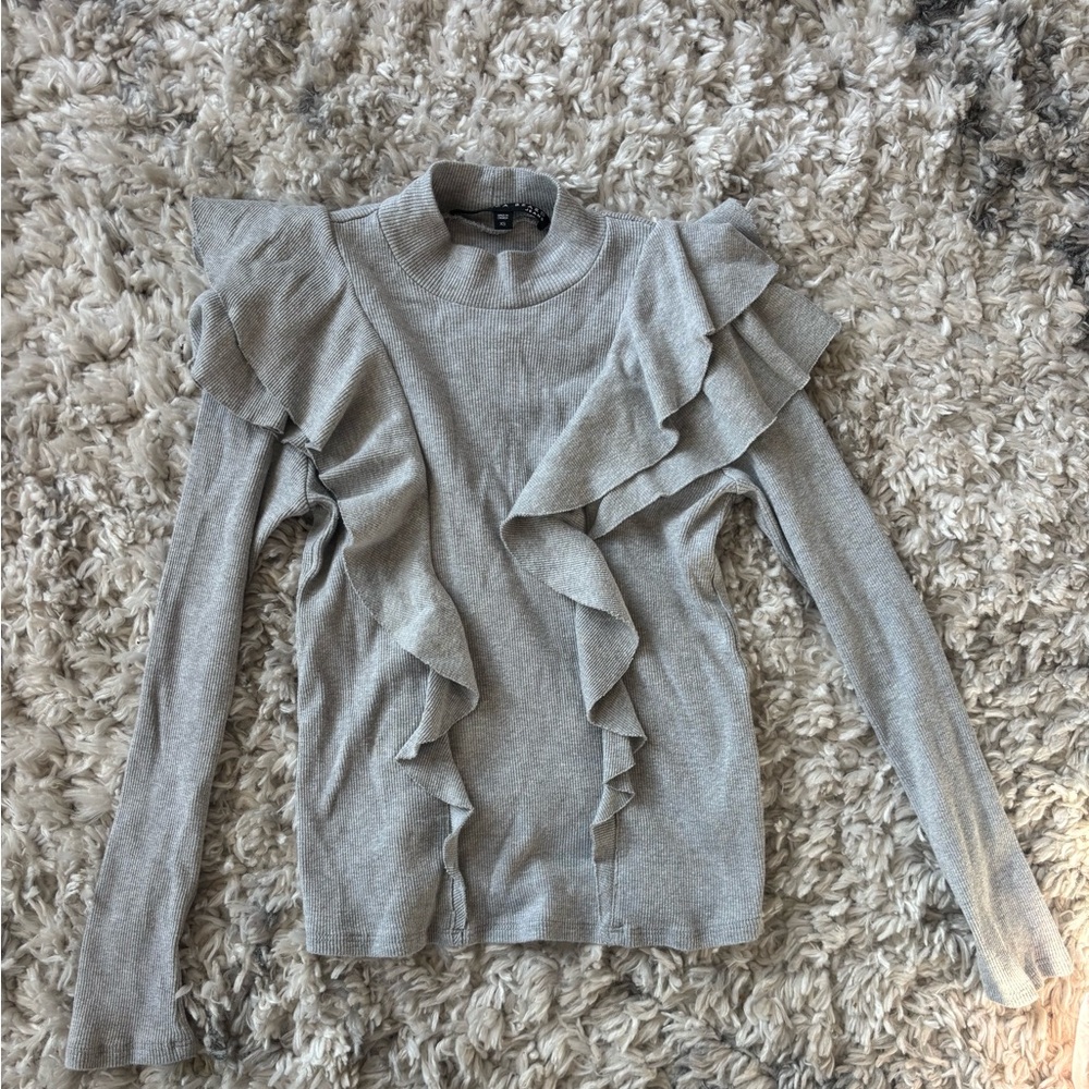Veronica Beard Centre Ruffles Frills Sweater